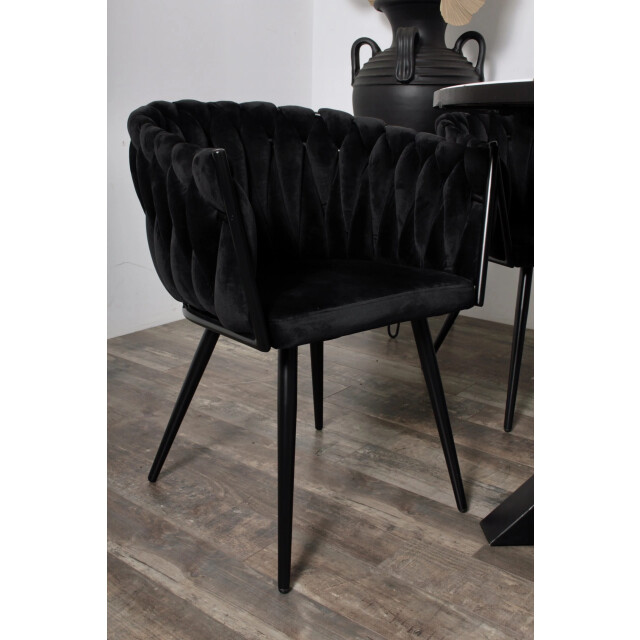 Casa di Elturo Velvet eetkamerstoel wave - 2066440 large