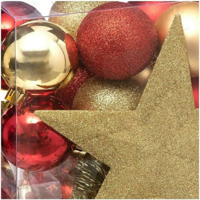 Casa di Elturo Breukvaste kerstballen set star goud/ 44-delig 1624704 large