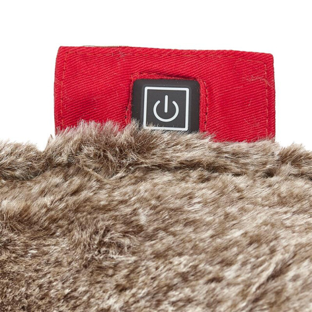 Casa di Elturo Warmtekussen – 45x45 cm – bruin inclusief 10.000 mah powerbank – 3 3031618 large
