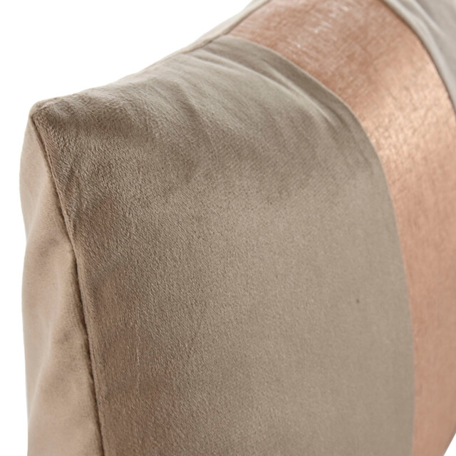 Casa di Elturo Sierkussen velvet glam beige khaki goud 50 x 30 cm (incl. vulling) 1358675 large