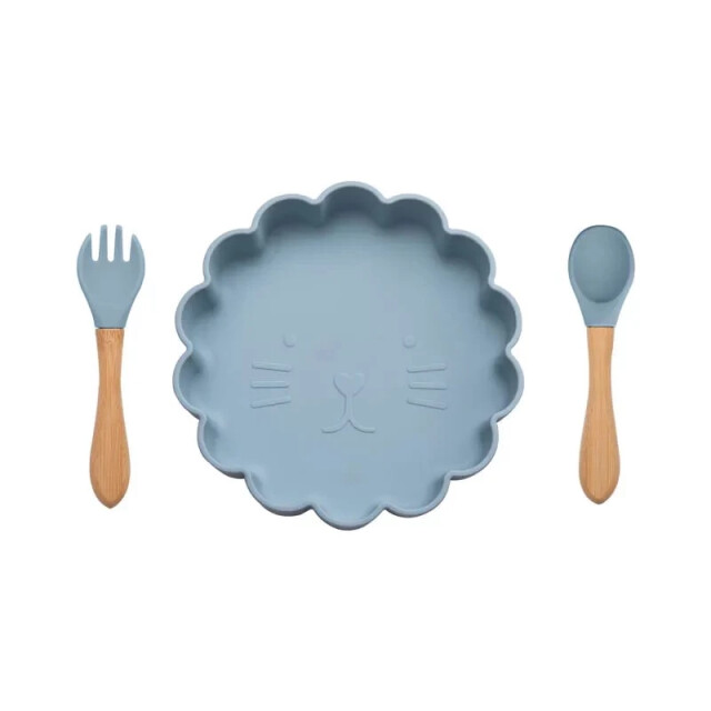 Casa di Elturo Siliconen diner set lion bordje en bestek 2762511 large