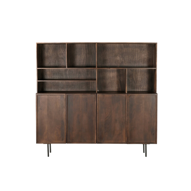 Livingfurn kabinetkast elan 180cm mangohout / gecoat staal 2926179 large