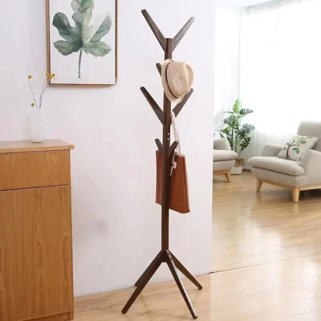 Casa di Elturo Staande kapstok met 8 armen wood – – h175 x b62 cm 2836193 large