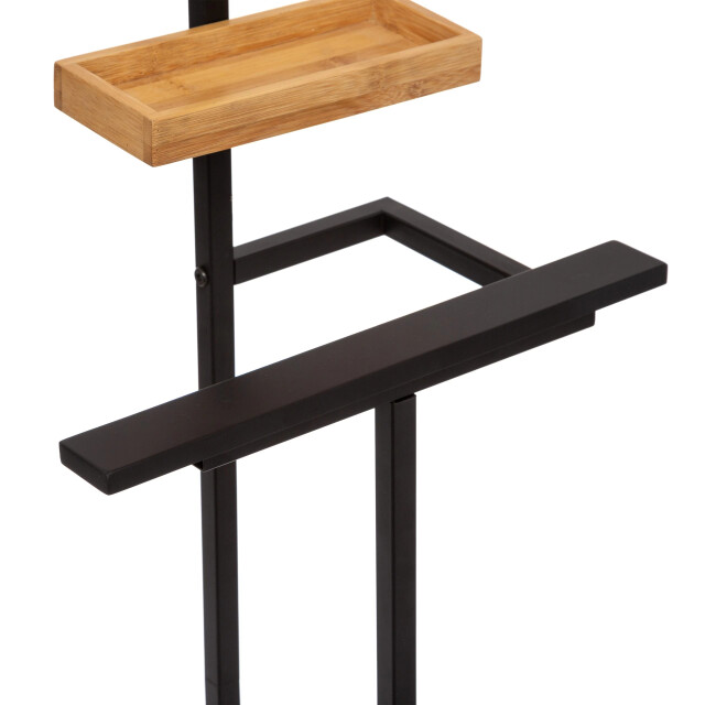Casa di Elturo Dressboy kledingstandaard kledingbutler - bamboe en metaal – h114 cm 2780932 large