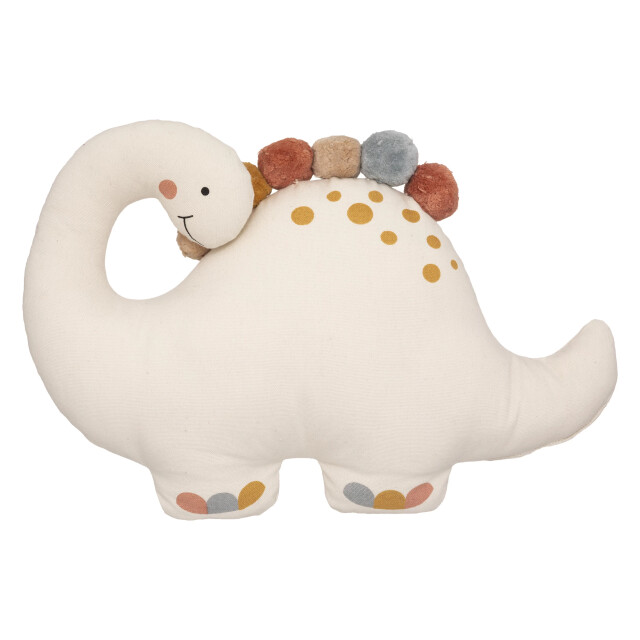Casa di Elturo Kinderkussen dinosaurus katoen – beige – l40 x b30cm 2751187 large