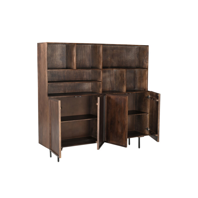 Livingfurn kabinetkast elan 180cm mangohout / gecoat staal 2926179 large