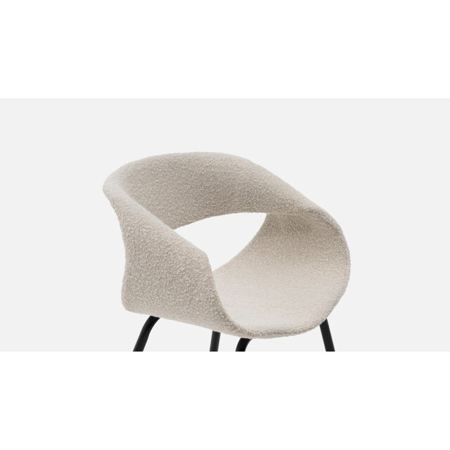 Casa di Elturo Set van 2 eetkamerstoel whale boucle white pearl 2943955 large