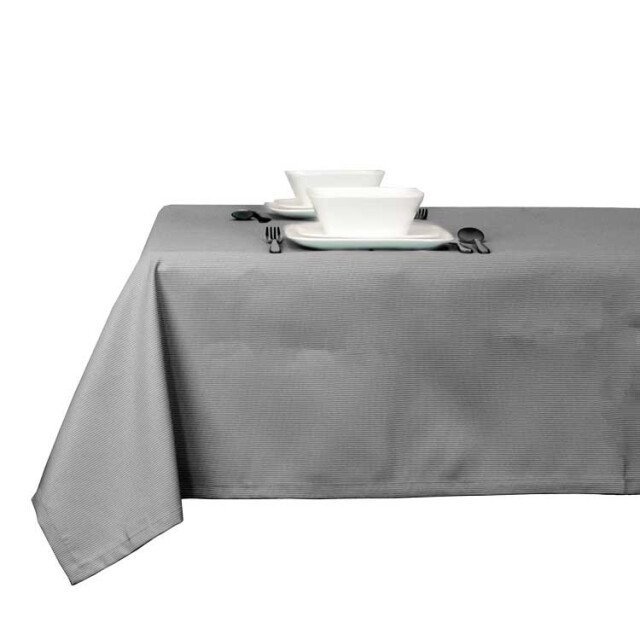Unique Living tafelkleed bliss outdoor dark grey -85x85cm 2996626 large
