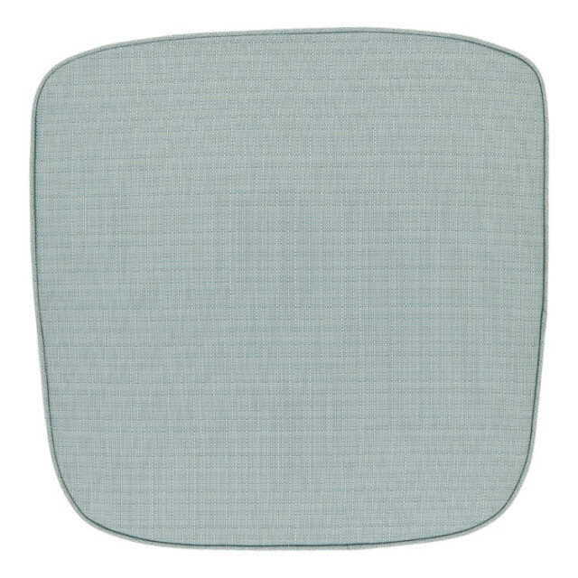 Unique Living wickerstoelkussen bliss outdoor aqua blue -46x47x4cm 3004820 large