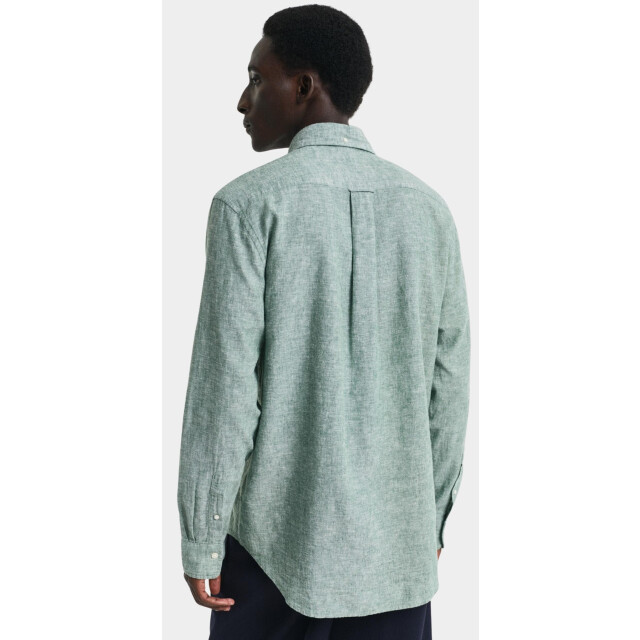 Gant Casual hemd lange mouw reg cotton linen shirt 3250082/318 187791 large