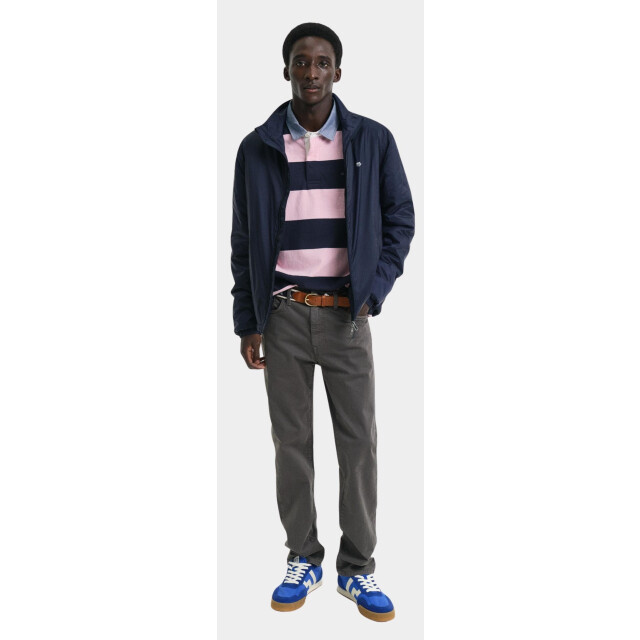Gant Polo lange mouw reg chambray stripe heavy rug 2004083/637 187763 large