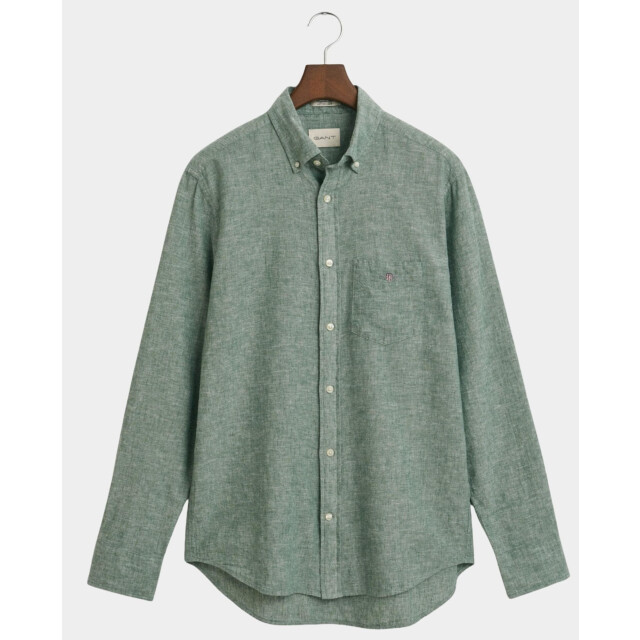 Gant Casual hemd lange mouw reg cotton linen shirt 3250082/318 187791 large