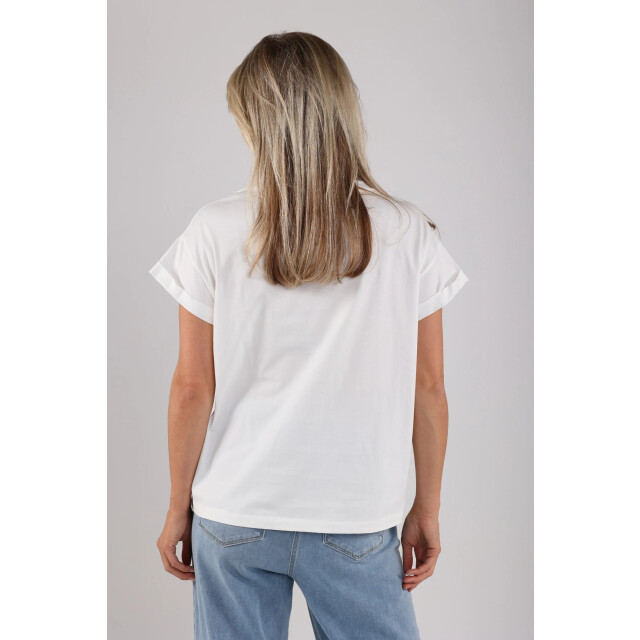 Nukus Nks04000 235 femke shirt adore offwhite/sky NKS04000 235 large