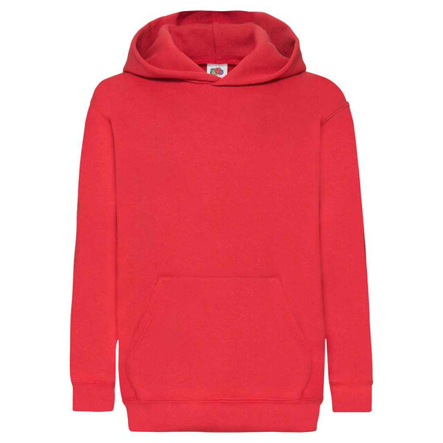 Fruit of the Loom Kinder/kids klassieke hoodie UTLT2585_red large
