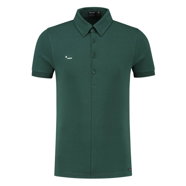Morse code Alpha 1 jersey polo met korte mouwen 099701-001-L large