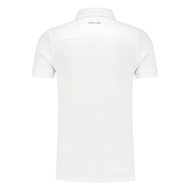 Morse code Alpha 1 jersey polo met korte mouwen 099703-001-M large