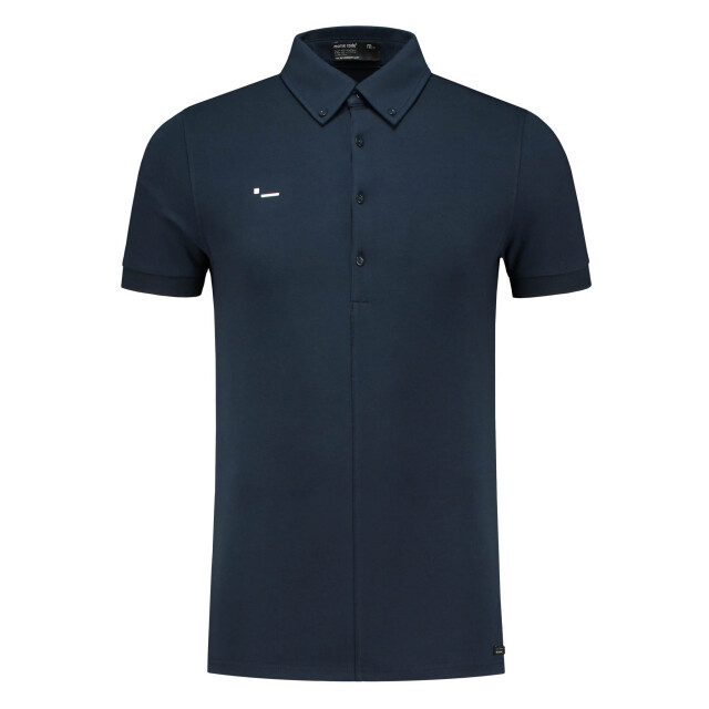 Morse code Alpha 1 jersey polo met korte mouwen 099694-001-M large