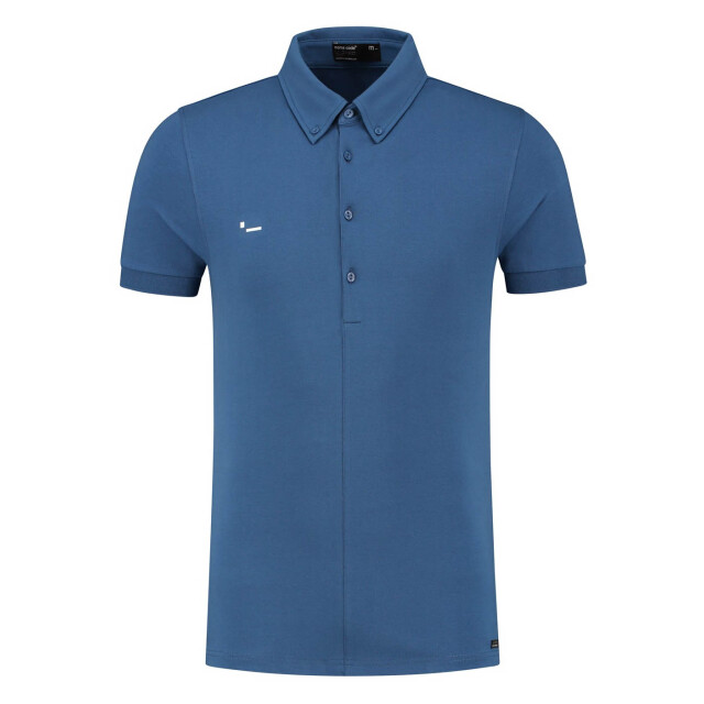 Morse code Alpha 1 jersey polo met korte mouwen 099696-001-M large