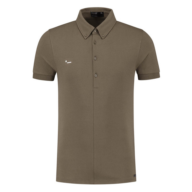 Morse code Alpha 1 jersey polo met korte mouwen 099700-001-M large