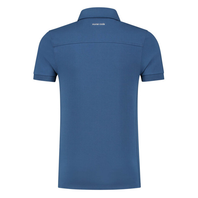 Morse code Alpha 1 jersey polo met korte mouwen 099696-001-M large