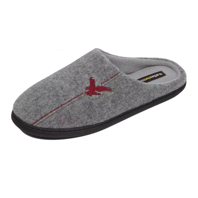 Atlas For Men Heren pantoffels met fleecevoering UTAF1808_grey large