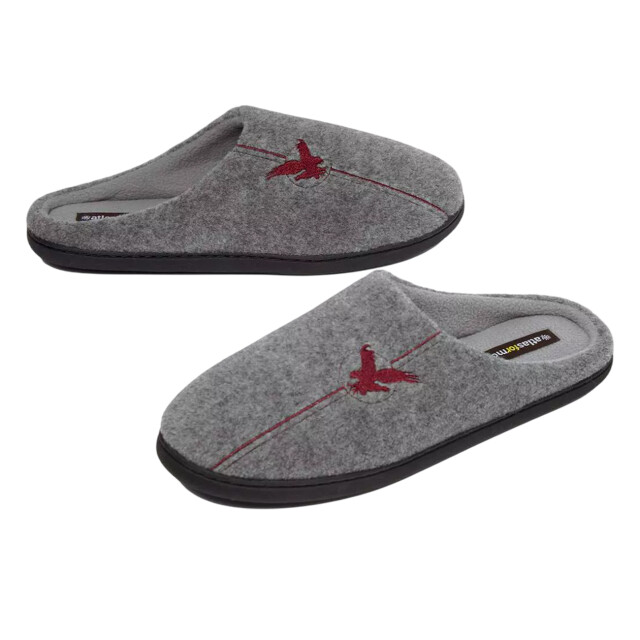 Atlas For Men Heren pantoffels met fleecevoering UTAF1808_grey large