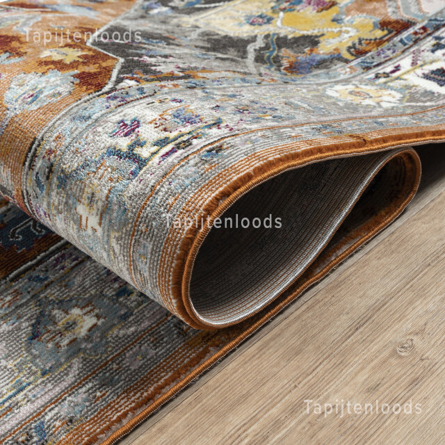 Muratap Picasso castana vintage vloerkleed terra / multi laagpolig- 2883963 large