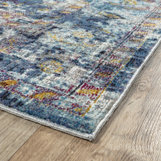 Muratap Picasso heriz vintage vloerkleed multi / blauw laagpolig- 160x230 1130135 large