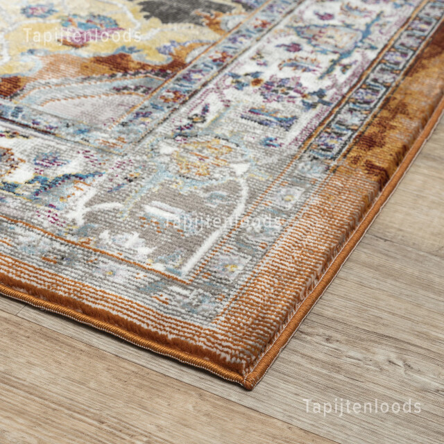 Muratap Picasso castana vintage vloerkleed terra / multi laagpolig- 2883963 large