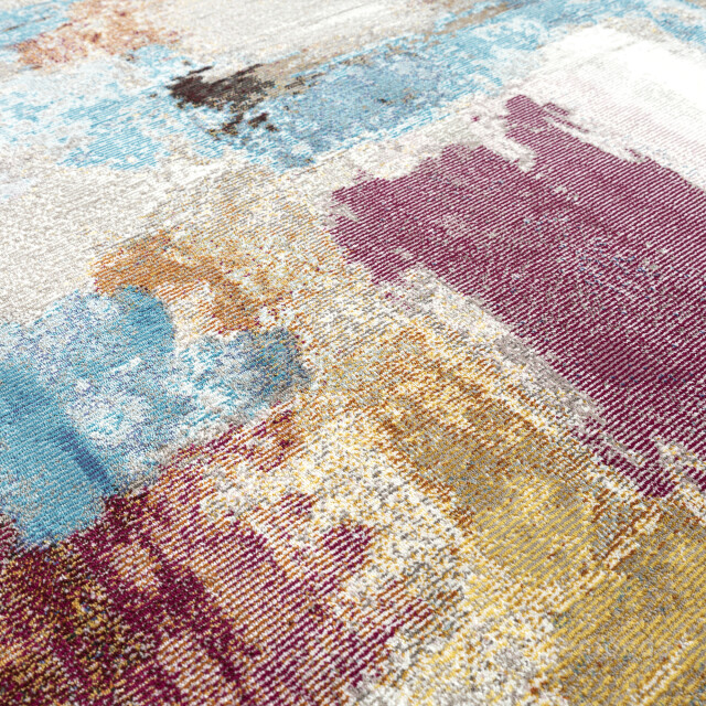 Muratap Picasso artisan vintage vloerkleed multi laagpolig- 140x200 cm 2438936 large