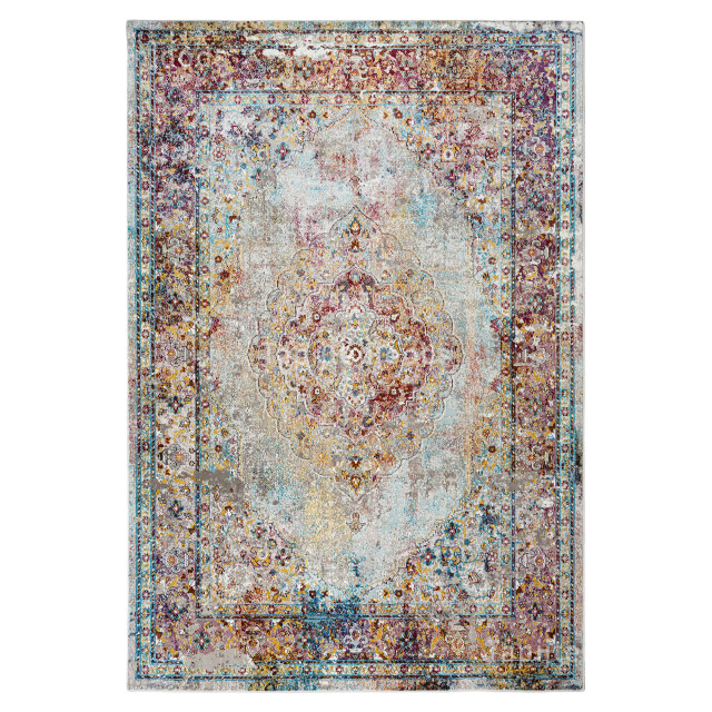 Muratap Picasso keshan vintage vloerkleed multi / beige laagpolig- 240x290 1130123 large