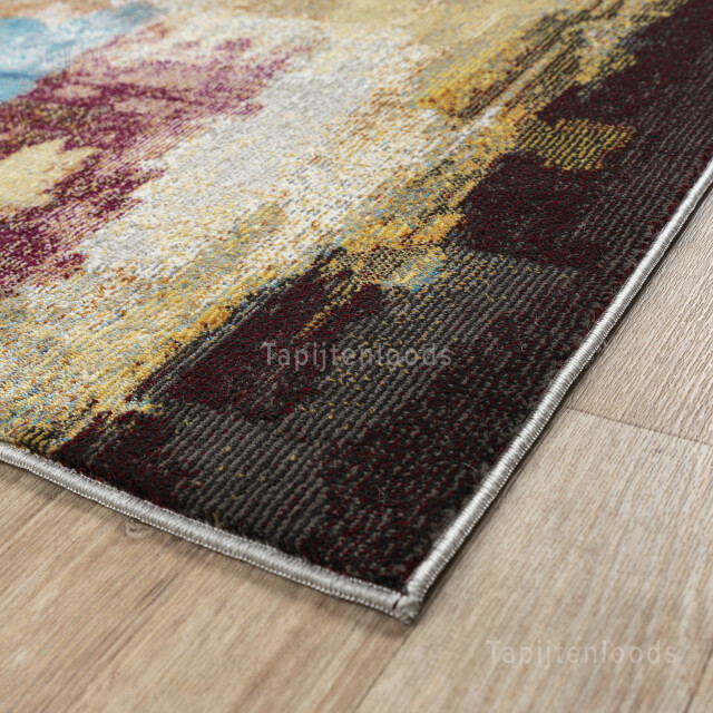 Muratap Picasso artisan vintage vloerkleed multi laagpolig- 140x200 cm 2438936 large