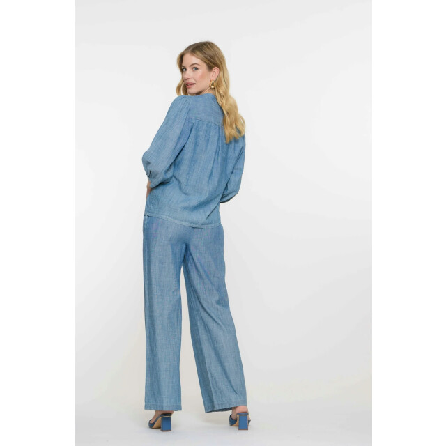 Geisha 53164-70 635 blouse chambray jeansblue 53164-70 635 large