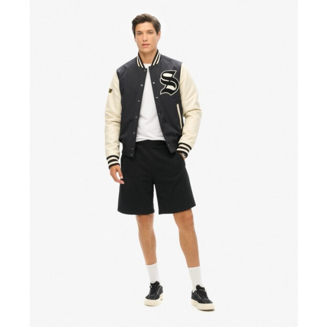 Superdry M7110427a jersey short 02a black heren short 02A Black/M7110427A Jersey Short large