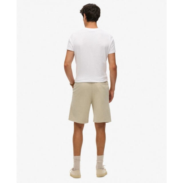 Superdry M7110427a jersey short 1lc lite stone beige heren short  1LC Lite Stone Beige/M7110427A Jersey Short large