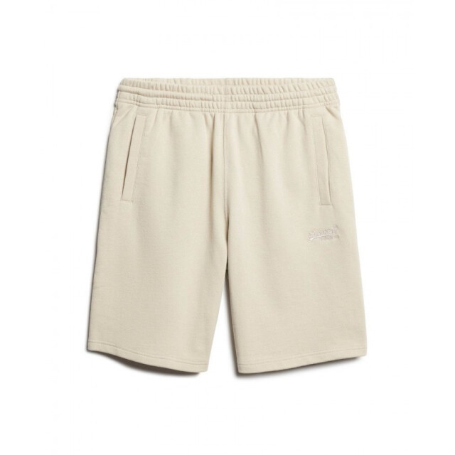 Superdry M7110427a jersey short 1lc lite stone beige heren short  1LC Lite Stone Beige/M7110427A Jersey Short large