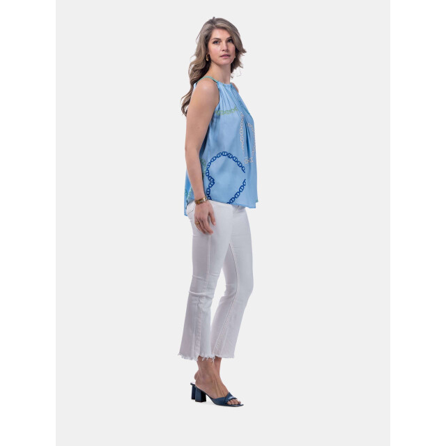 Mucho Gusto ® top dubai lichtblauw kettinghart MUCHO GUSTO® Top Dubai Lichtblauw Kettinghart large
