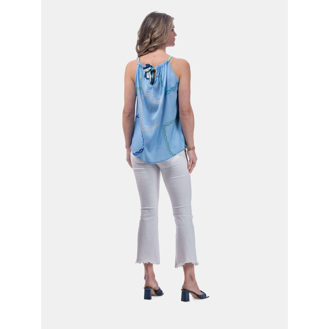 Mucho Gusto ® top dubai lichtblauw kettinghart MUCHO GUSTO® Top Dubai Lichtblauw Kettinghart large