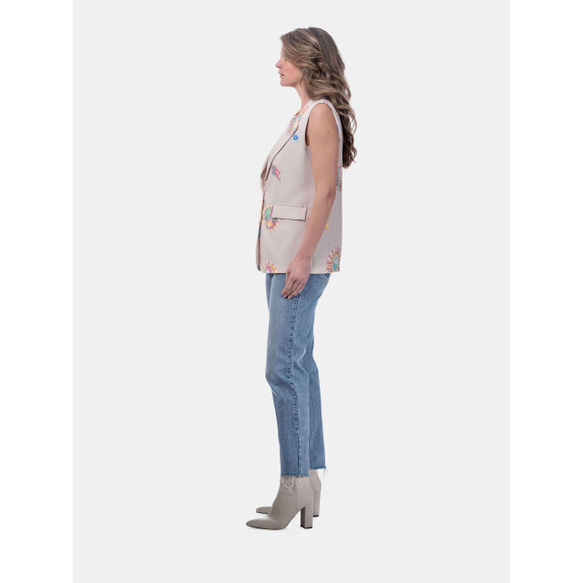 Mucho Gusto ® gilet zanè plantenpotjes patchwork MUCHO GUSTO® Gilet Zanè Wit Klimaat Patchwork large