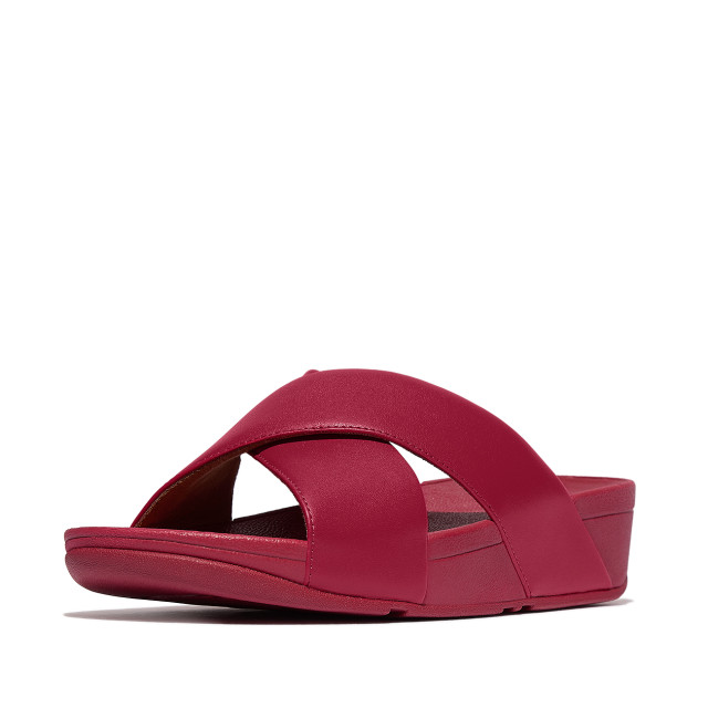 FitFlop Lulu cross slide sandals leather K04 large