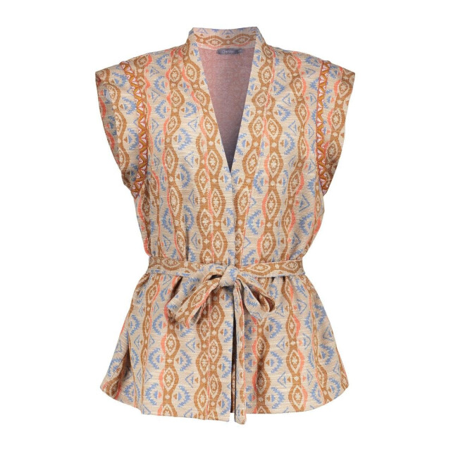 Geisha 55122-20 720 gilet sand/camel/blue 55122-20 720 large