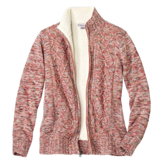 Atlas for Women Gebreid damesjack UTAF1876_pink large