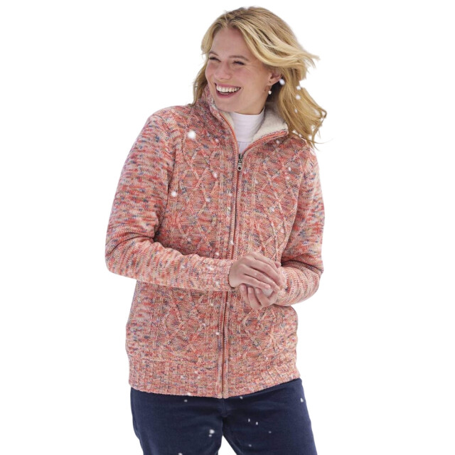 Atlas for Women Gebreid damesjack UTAF1876_pink large