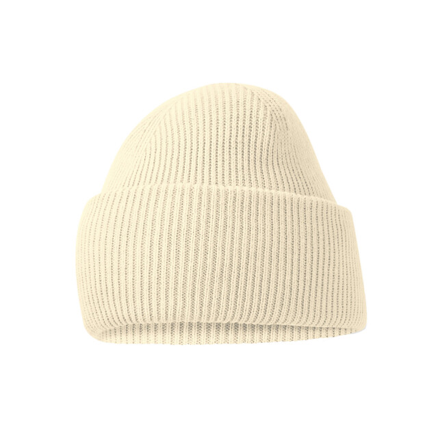 Beechfield Unisex classic engineered crown beanie voor volwassenen UTFK1803_vanilla large
