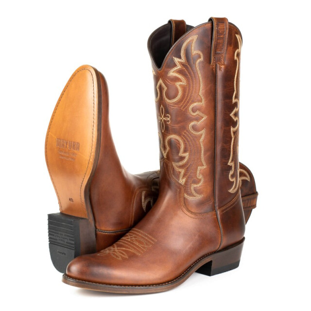 Mayura Boots Cowboy laarzen 1920-fr- pull grass castaño DENVER-2627- PULL GRASS CASTAÑO large