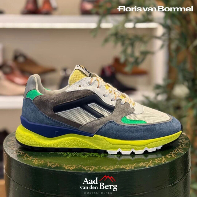 Floris van Bommel De Treener 01.11 Sneakers Blauw De Treener 01.11 large