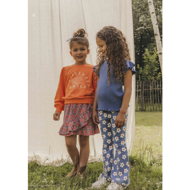 Looxs Revolution Zomer flair broek meisjes - 2511-7612-981-Flowerbomb AO large