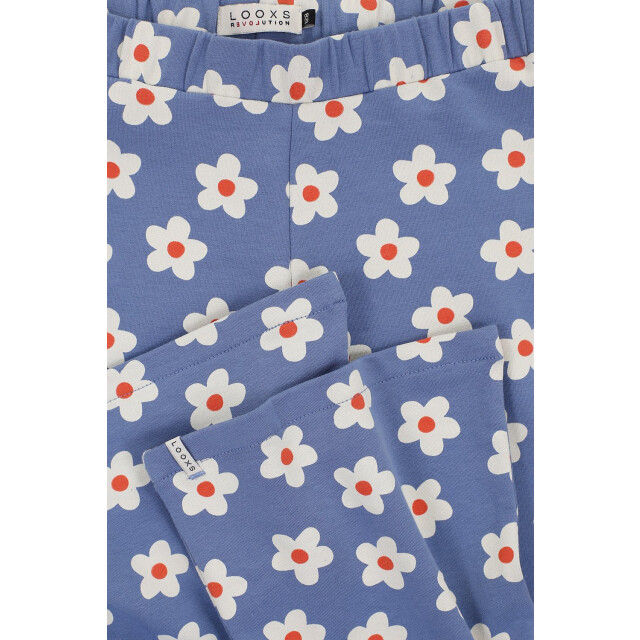Looxs Revolution Zomer flair broek meisjes - 2511-7612-981-Flowerbomb AO large