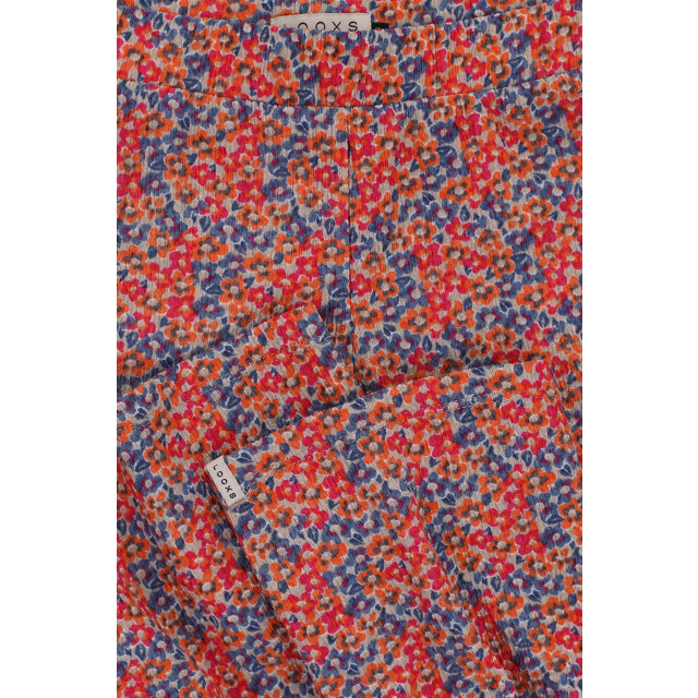 Looxs Revolution Flared krinkel pants summerflowers voor meisjes in de kleur 2511-7609-953 large