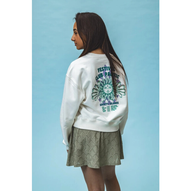 Looxs Revolution Zomer sweater meisjes off 2511-5307-001-Off white large